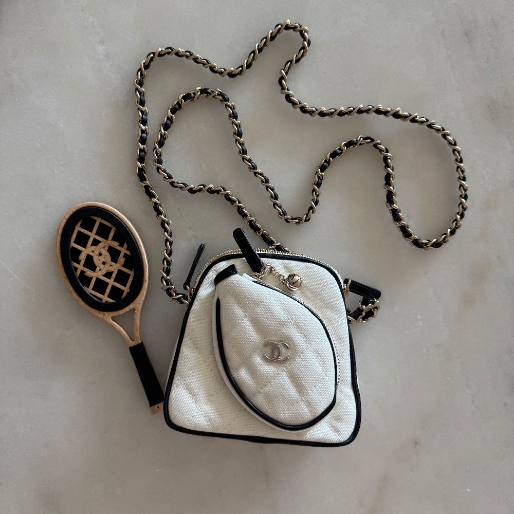 Limited Edition Chanel Coco Masters / Tennis Racket Shoulder Bag